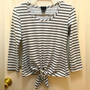 Rue21 Striped 3/4 Sleeve Tee